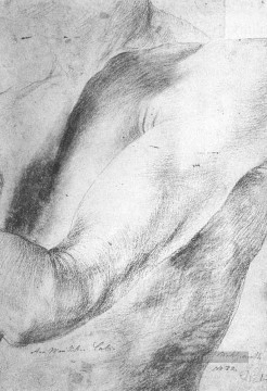 renaissance Tableau Peinture - Étude de l’avant bras Renaissance Matthias Grunewald